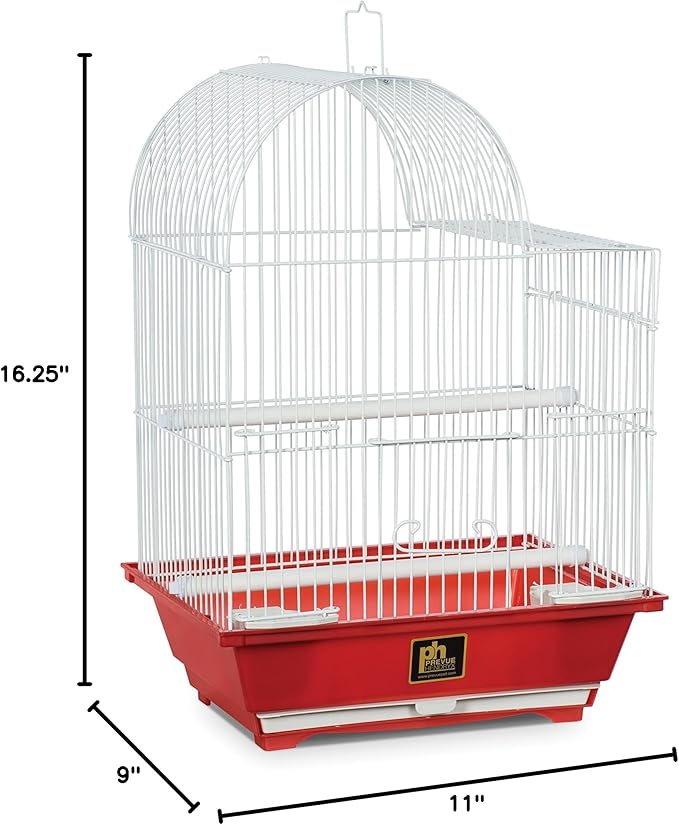 Prevue Pet Products SP50011 Bird Cage, Small, Red