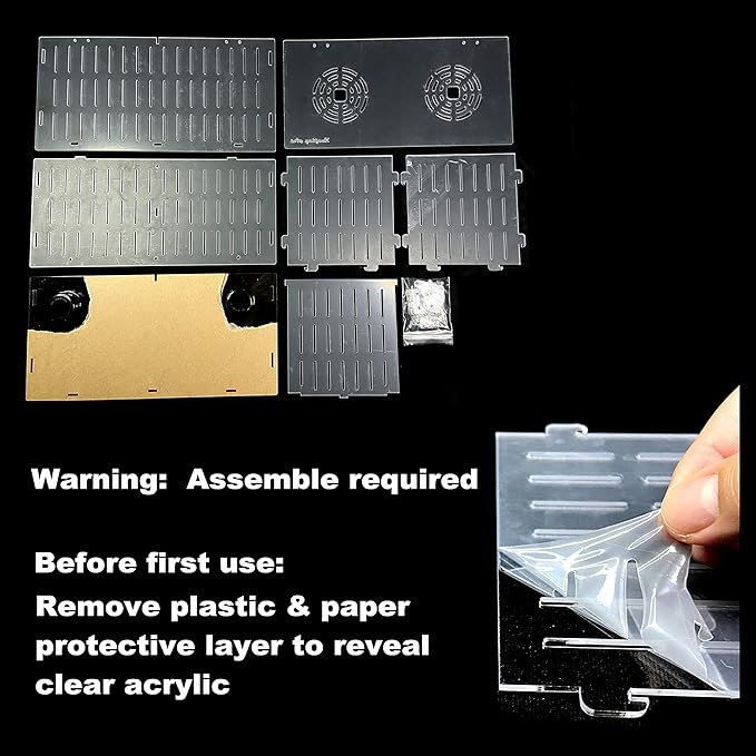 Small Magnetic Acclimation Breeder Box Anemone Coral Strong N52 Magnets for 1/2" glass (4.5" Cube)