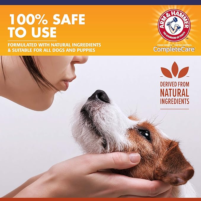 Arm & Hammer Complete Care Dog Dental Spray, 6 Fl Oz | Mint Flavor Dog Dental Spray for Easy Brushless Cleaning | Baking Soda Enhanced Formula for Fresh Breath and Tartar Control (Pack of 2)