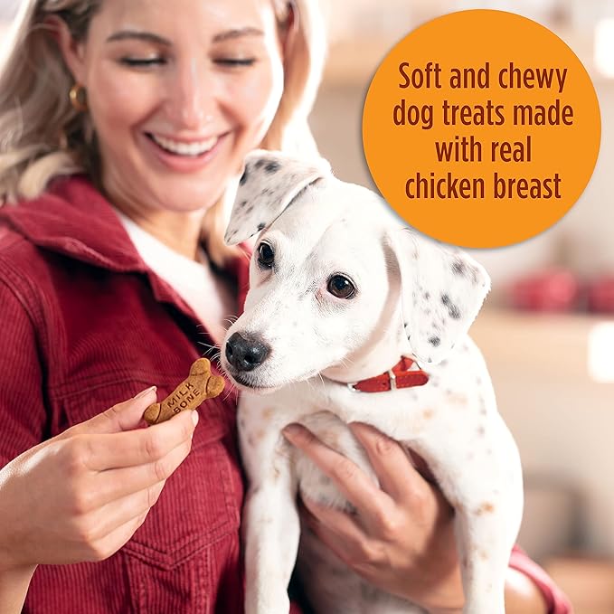 Milk-Bone Soft & Chewy Dog Treats, Chicken Recipe, 25 Ounce Made with Real Chicken Breast