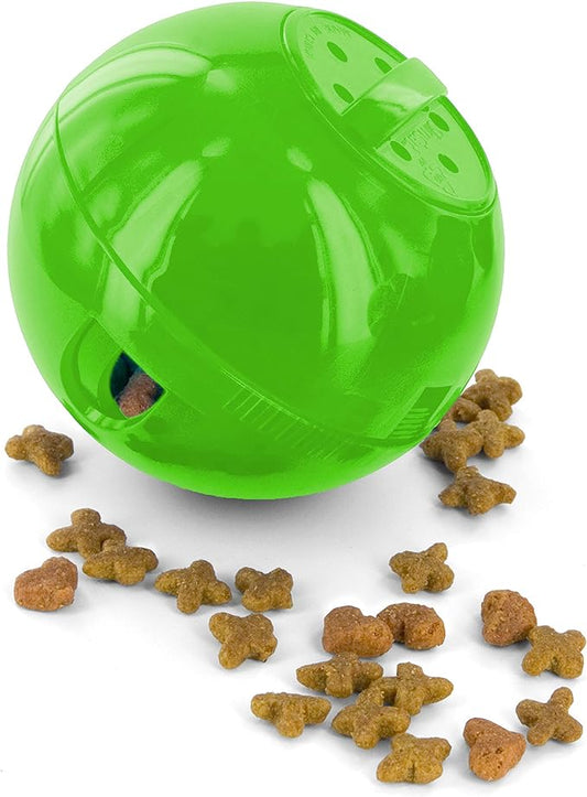 PetSafe Slimcat Feeder Ball - Interactive Game for Your Cat - Fill with Food and Treats - Green