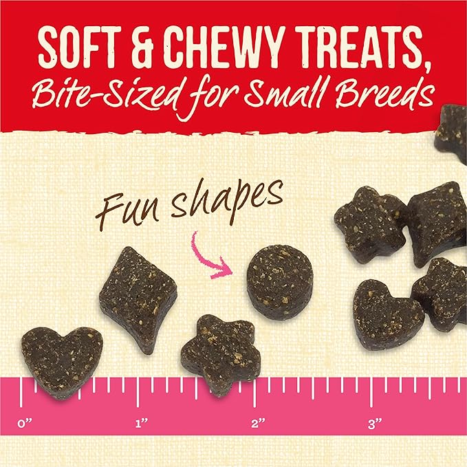 Merrick Lil’ Plates Grain Free Small Dog Treats, Natural Training Treats For Small Dogs, Bitty Beef Recipe - 5 oz. Pouch