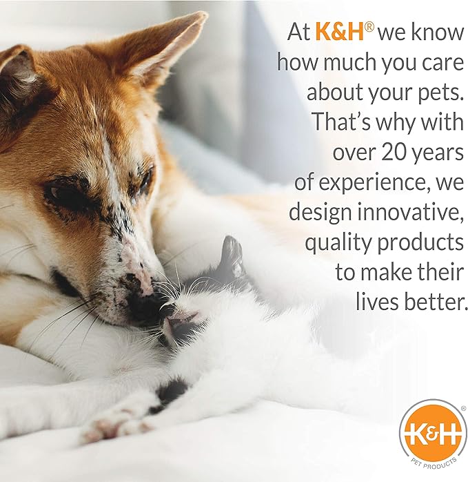 K&H Pet Products Original Pet Cot Replacement Cover (Cot Sold Separately) - Chocolate/Black Mesh, Large 30 X 42 Inches