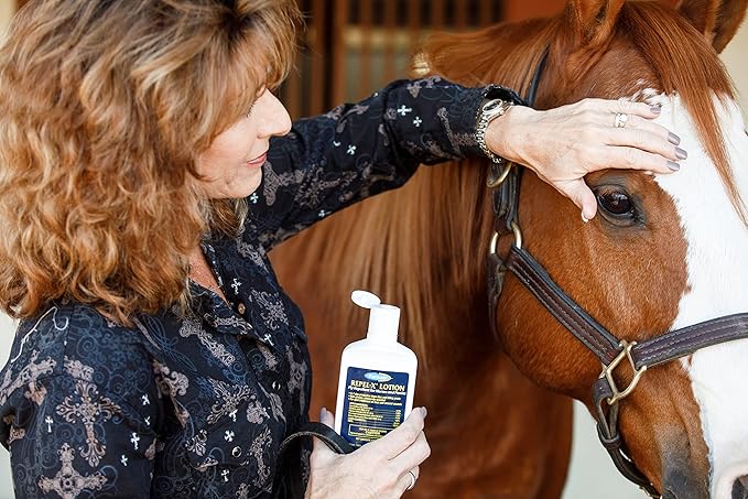 Farnam Repel-X Lotion Fly Repellent for Horses and Ponies lotion 8 ounce (Pack of 2)