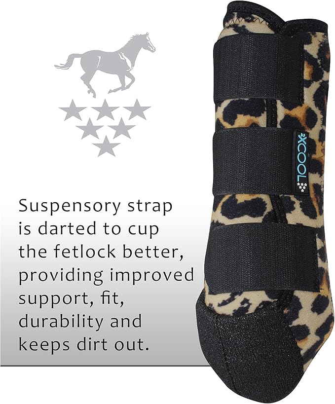 Professional's Choice 2XCOOL Sports Medicine Horse Boots | Protective & Breathable Design for Ultimate Comfort & Durability in Active Horses | Value 4 Pack | Small, Medium, Large