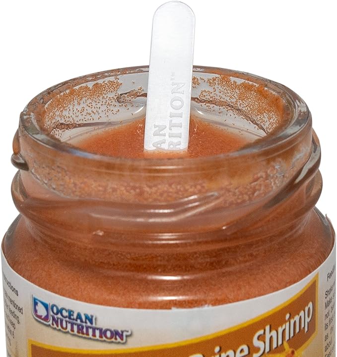Ocean Nutrition Instant Baby Brine Shrimp 0.7-Ounces (20 Grams) Jar | Ready to Use Aquarium Fish Food Artemia Nauplii in Saline Solution | Saltwater Marine Freshwater Feeding Fry Larvae Reef