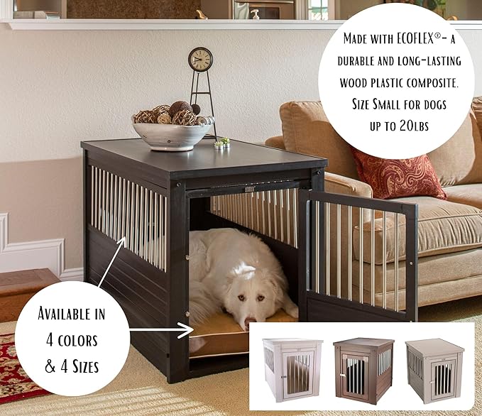 New Age Pet ecoFLEX Pet Crate/End Table, X-Large, Russet