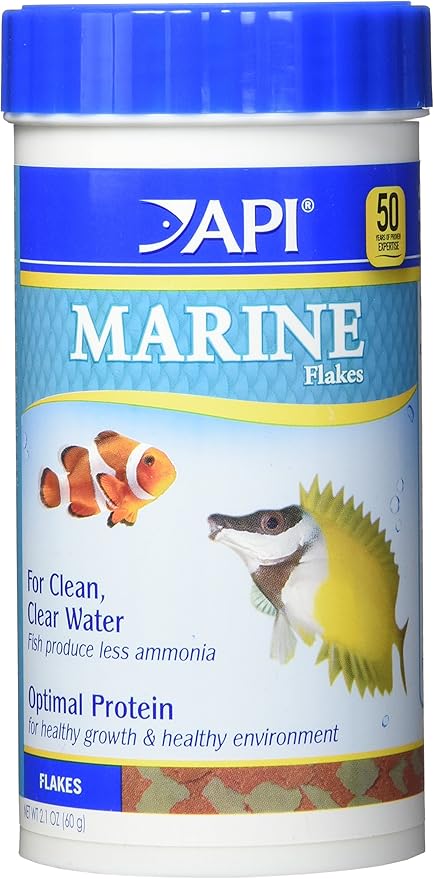 API MARINE FLAKES Fish Food 2.1-Ounce Container