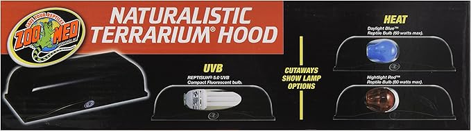 Zoo Med Naturalistic Terrarium Hood, 12-Inch