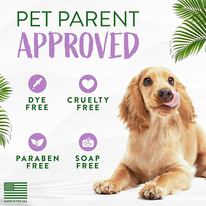 TropiClean Kiwi Blossom Dog Perfume Spray Long Lasting | Naturally Derived Odor Removing Dog Deodorizing Spray | Cat Friendly | Made in USA | 8 oz.