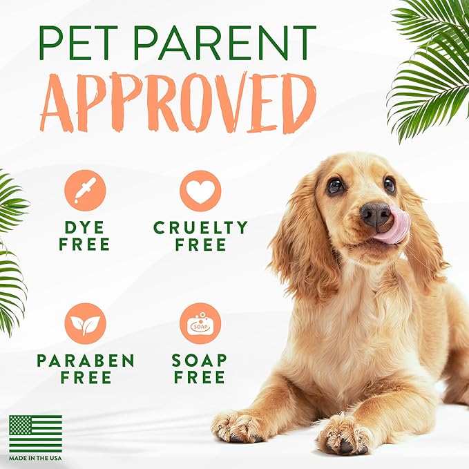 TropiClean Papaya Dog Perfume Spray Long Lasting | Naturally Derived Odor Removing Dog Deodorizing Spray | Cat Friendly | Made in USA | 8 oz.