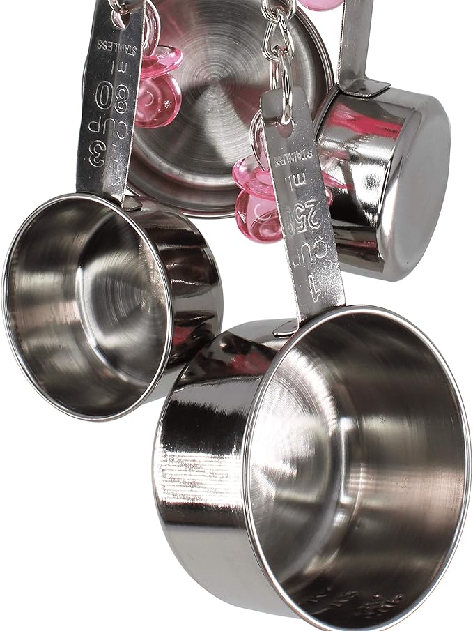 Bonka Bird Toys Clacker Colorful Durable Stainless Steel Pullable Parrot Macaw African Grey Cockatoo (Single Clacker, Pink Lux)