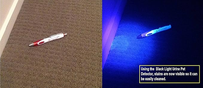 LED Blacklight for detecting cat, dog & rodent urine