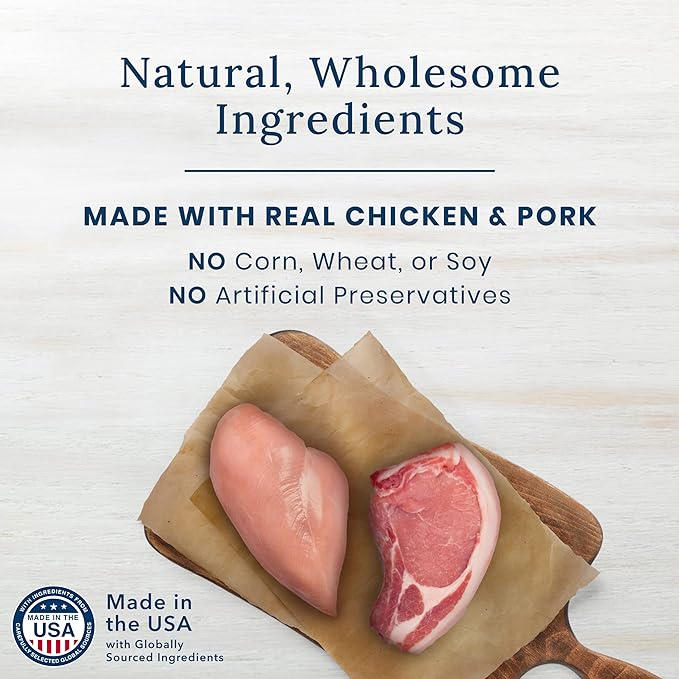Blue Buffalo Nudges On The Go Natural Dog Treats, Chicken and Pork 5.5oz Reusable Container