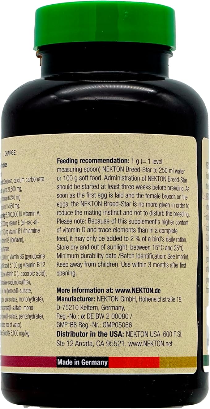 Nekton Breed-Star Breeding Supplement for Birds 140g / 4.94oz