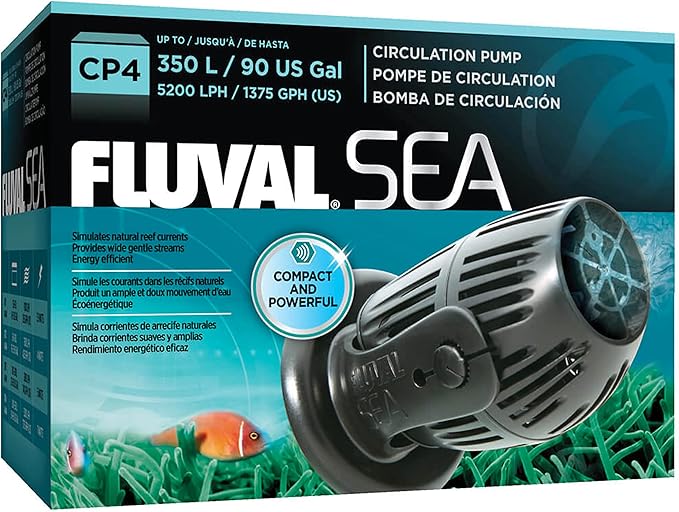 Fluval Sea CP4 Circulation Pump for Freshwater & Saltwater Aquariums, 14348