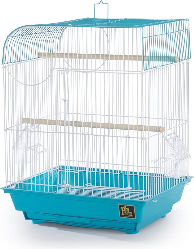 Prevue Pet Products South Beach Flat Top Bird Cage, Teal (SP50061)