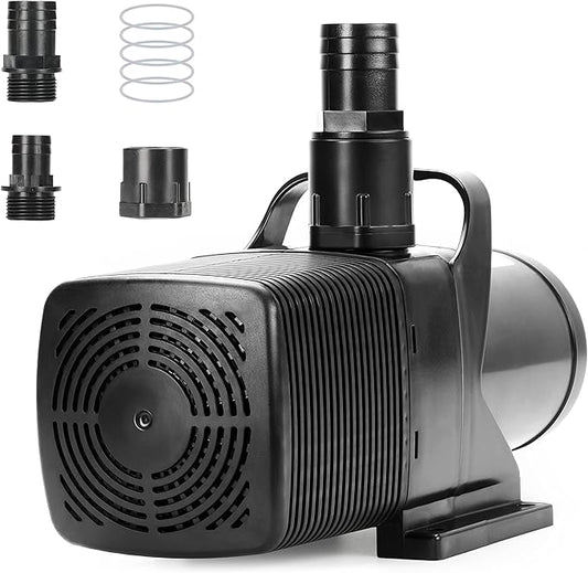 Simple Deluxe 180W 2642GPH Submersible Water Pump, Ultra Quiet Pond Pump, Aquarium Pump with 20.7FT Lift Height for Koi Pond, Pool Waterfall, Fountains, Fish Tank, Statuary, Hydroponic