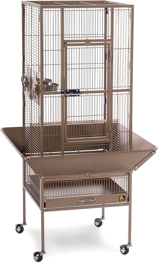 Prevue Pet Products 3351COCO Park Plaza Bird Cage, Coco Brown,Small