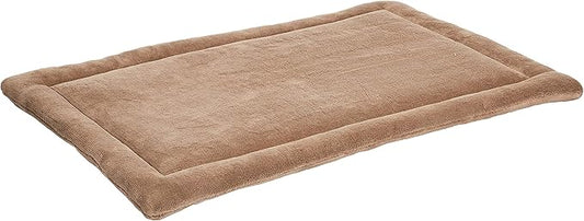 MidWest Homes for Pets Deluxe Micro Terry Pet Bed, Dog Bed & Crate Mat, Taupe, 30-Inch, 29.0" L x 21.0" W x 1.2" Th