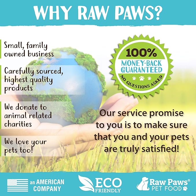 Raw Paws USA Organic Pumpkin Powder for Dogs & Cats, 16-oz - Healthy Stool, Diarrhea, Constipation Relief, Dry Pumpkin for Dogs, Canned Pumpkin for Cats Alternative, Dog Pumpkin Powder, Fiber for Dogs