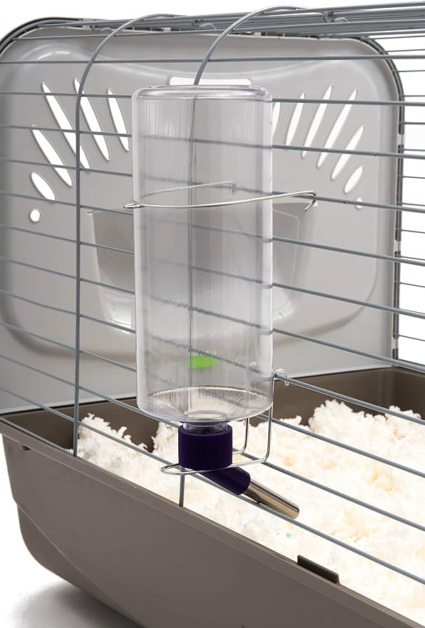 Lixit Standard Cage Water Bottles for Rabbits, Ferrets, Guinea Pigs, Hamsters, Rats, Mice and other Small Animal's (32 Ounce, Clear)
