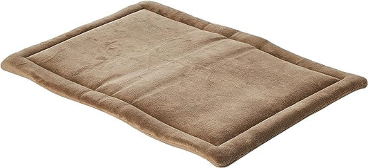 Midwest Homes for Pets Deluxe Micro Terry Pet Bed, Dog Bed & Crate Mat, Taupe, 36-Inch