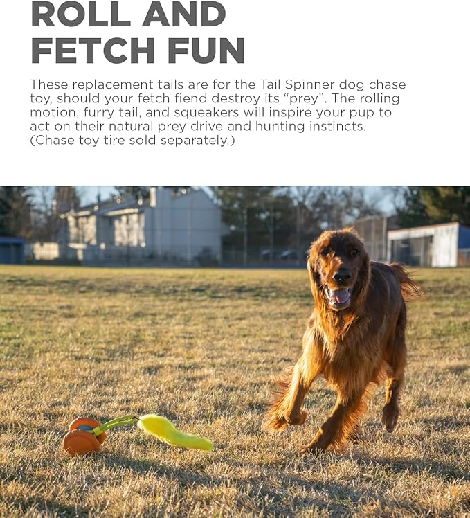 Outward Hound Replacement Tails for Tail Spinner Dog Chase Toy