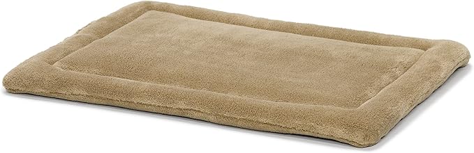 MidWest Homes for Pets Deluxe Micro Terry Pet Bed/Crate Mat, X-Large, Taupe, 54-Inch
