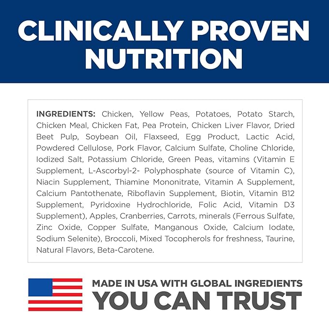 Hill's Science Diet Sensitive Stomach & Skin, Adult 1-6, Stomach & Skin Sensitivity Support, Dry Dog Food, Grain Free Chicken & Potato, 24 lb Bag