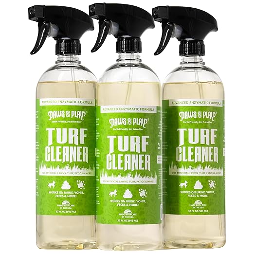 Turf Cleaner - Cleans and Deodorizes Fake Grass | Turf Cleaner for Dog Grass Pad/Artificial Grass Cleaner | Turf Cleaner for Pet Urine - 96 Fl Oz (Pack of 3)