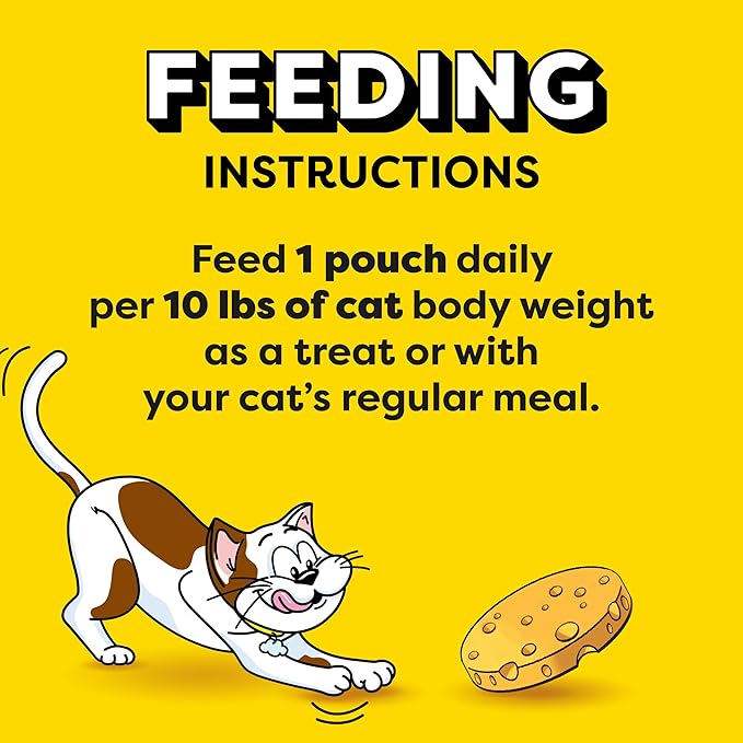 Temptations Creamy Puree Squeezable Lickable Wet Cat Treat with Cheese, 0.42 oz. Tubes, Pack of 16