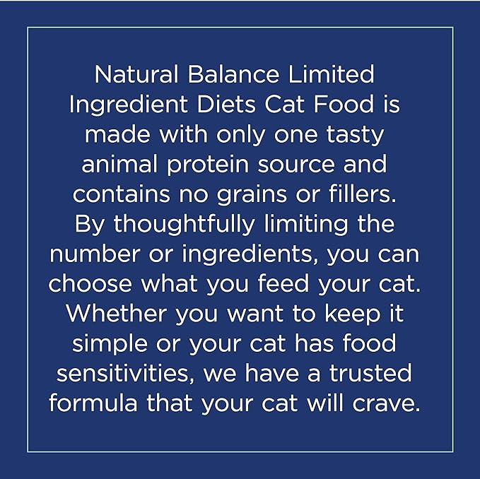 Natural Balance Limited Ingredient Diet Green Pea & Salmon | Grain-Free Dry Adult Cat Food | 5-lb. Bag