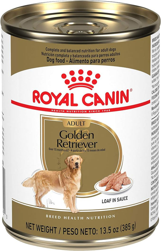 Royal Canin Golden Retriever Loaf in Sauce Canned Dog Food, 13.5 oz can (12-count)
