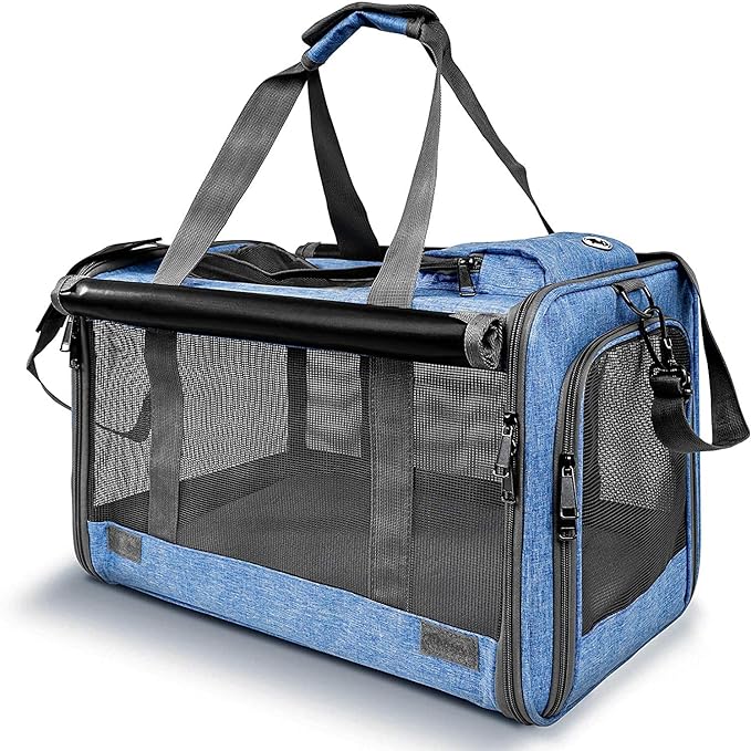 Pet Carrier for Large and Medium Cats, Soft-Sided Pet Carrier for Big Medium Cats and Puppy, Dog Carriers Cat Carriers Pet Privacy Protection Travel Carriers