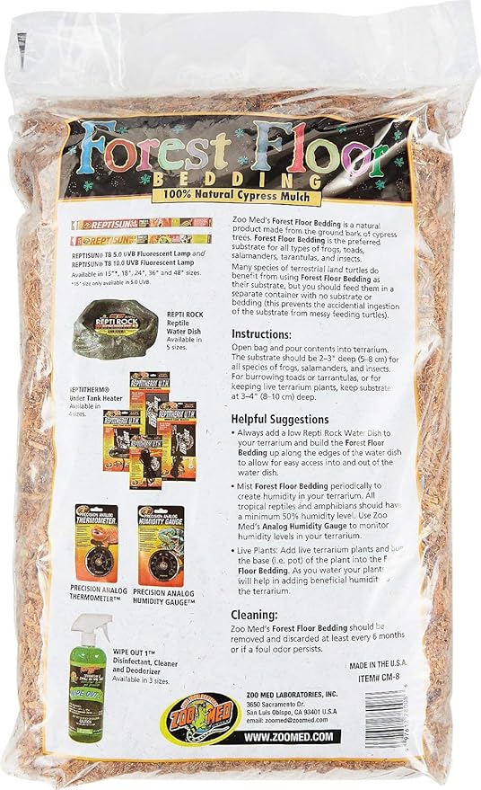 Zoo Med (2 Pack) Forest Floor Bedding
