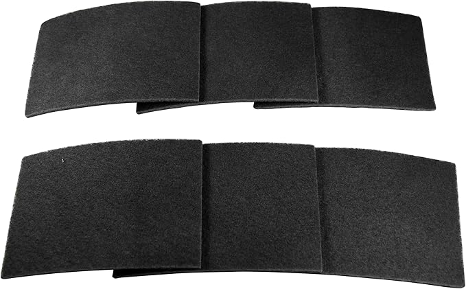 HQRP 12-Pack Activated Carbon Cat Litter Box Filters Compatible with Van Ness Cat Litter Box, Odor Reducing Charcoal Filters