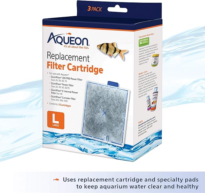 Aqueon QuietFlow 30 LED PRO Aquarium Fish Tank Power Filter For Up To 45 Gallon Aquariums