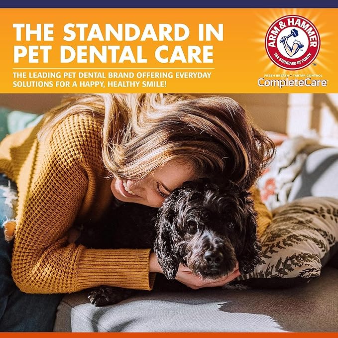 Arm & Hammer Complete Care Enzymatic Dog Toothpaste, 6.2 oz - 6 Pack | Dog Toothpaste for Puppies and Adult Dogs, Arm and Hammer Toothpaste for Dogs | Pet Dental Care for Clean Dog Teeth