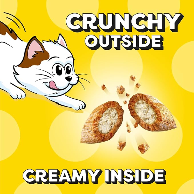 Temptations Kitten Treats, Chicken & Dairy, Crunchy and Soft Treat, 6.3 oz. (Pack of 10)