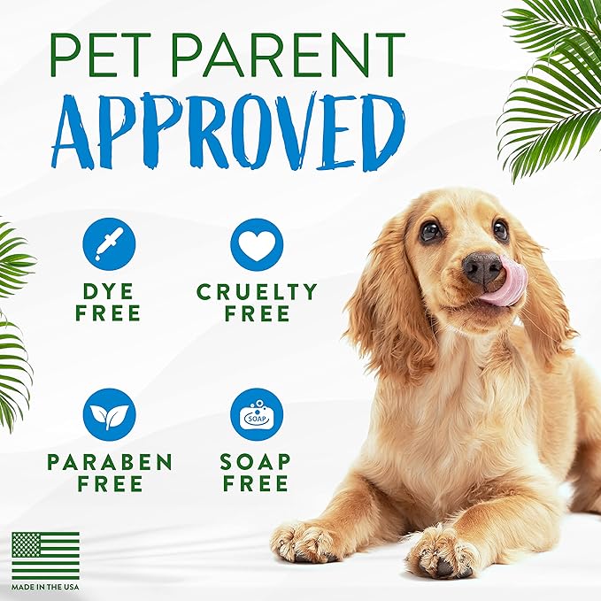 TropiClean Lime & Coconut Dog Perfume Spray Long Lasting | Naturally Derived Odor Removing Dog Deodorizing Spray | Cat Friendly | Made in USA | 8 oz.