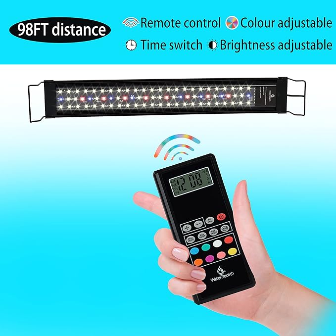 Aquarium lights Fish Tank Light (Remote controller version, 20-26'')