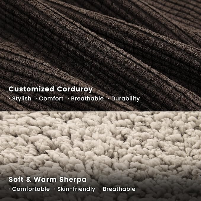 Miguel Washable Cat Beds for Indoor Cats with Removable Cushion, Easy to Wash Small Pet Sofa Bed with Side, Rectangle Bolster Kitten Bed Calming Cuddle Puppy Bed with Anti-Slip Bottom, Brown 20 Inch