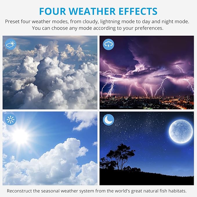 NICREW RGB+W 24/7 LED Aquarium Light with Controller, Full Spectrum Fish Tank Light for Planted Freshwater Tanks, Planted Aquarium Light with Extendable Brackets to 30-36 Inches, 27 Watts