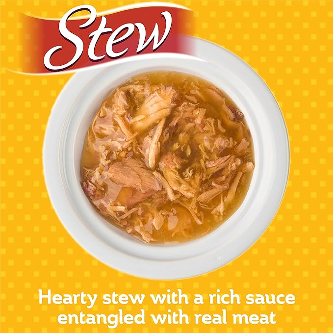Hartz Delectables Stew Senior 10+ Chicken & Tuna Lickable Cat Treat, 1.4-oz, 12 Count (Pack of 8)