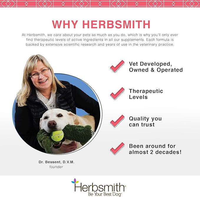 Herbsmith GastroCare - For Cats & Dogs with Sensitive Stomachs - Cat and Dog Digestive Support - Ease Canine and Feline Sensitive Stomach - 150g