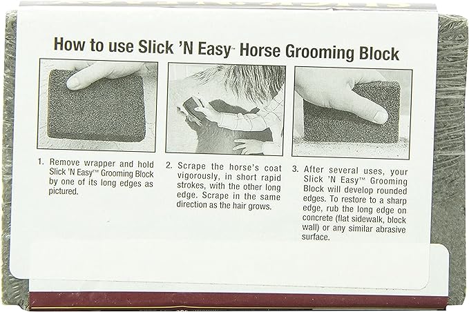 Farnam Slick 'N Easy Horse Grooming Block