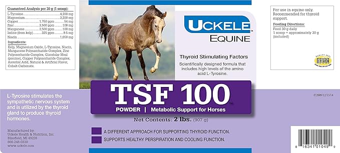 Uckele TSF 100 Horse Supplement - Equine Vitamin & Mineral Supplement - 2 Pound (lb)