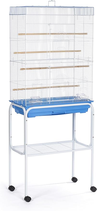 Prevue Pet Products 447 Bird Cage Stand for 26" x 14" Base Flight Cages, White