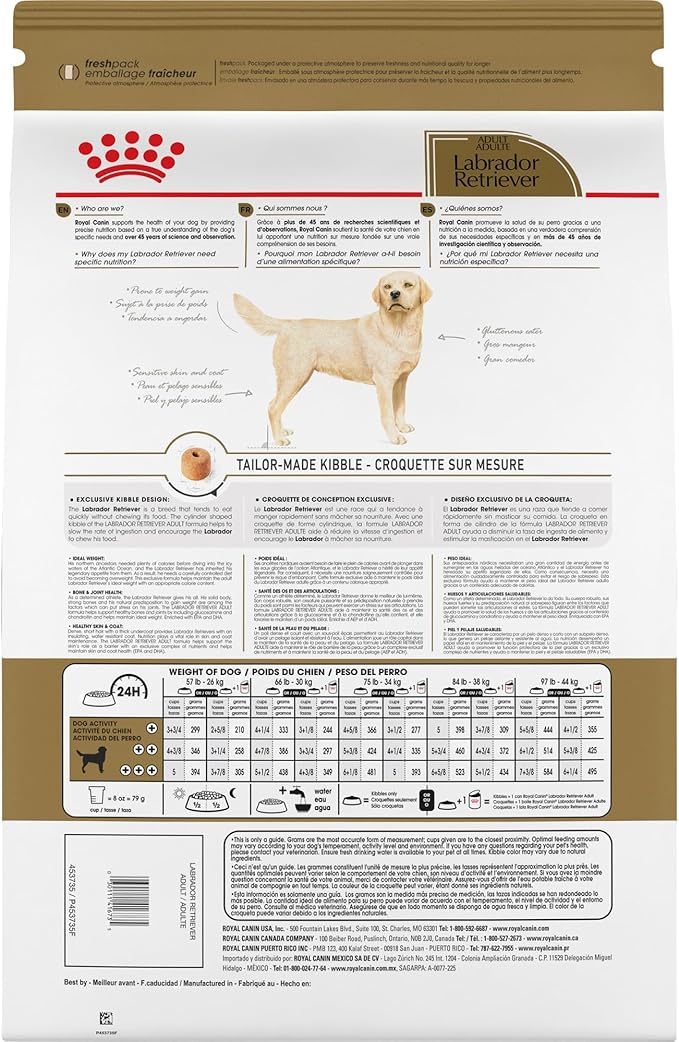 Royal Canin Labrador Retriever Adult Dry Dog Food, 30 lb bag